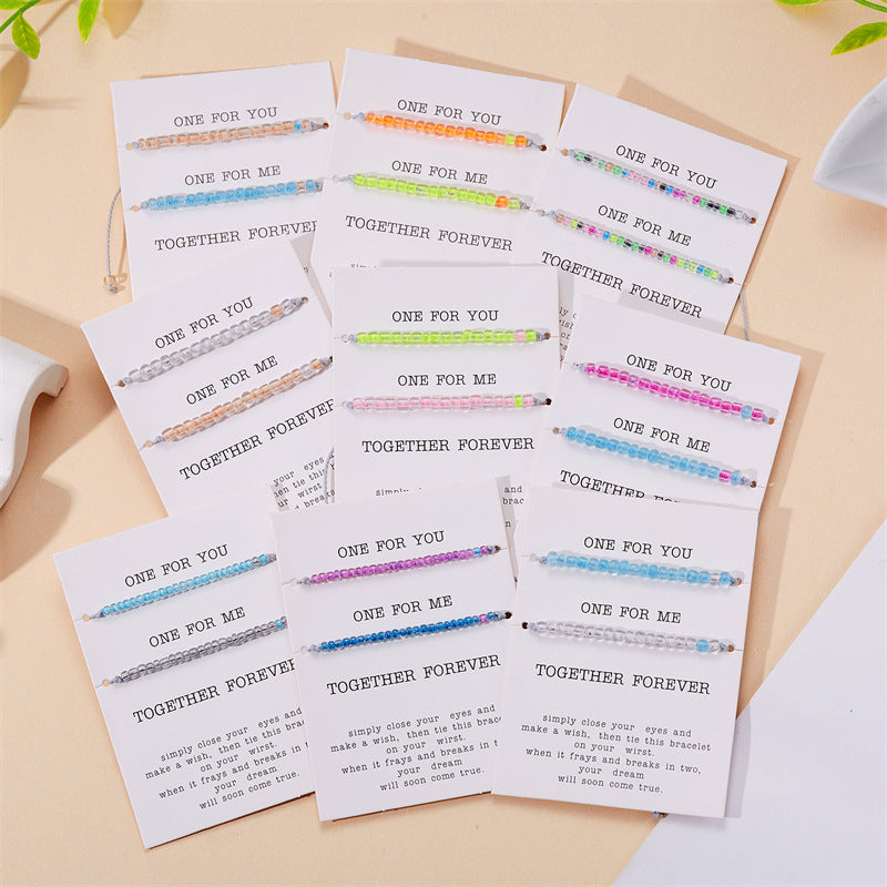 Fashion Personality Color Luminous Beads Bracelet