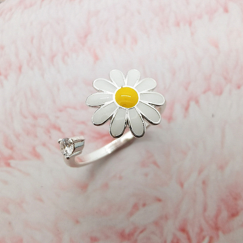 Fashion Sweet Little  Ring Wild Flower Ring