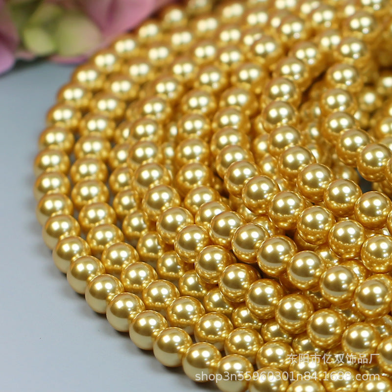 Haushalts-Tragbarer Perlenrunder Streuperlen-Schmuck