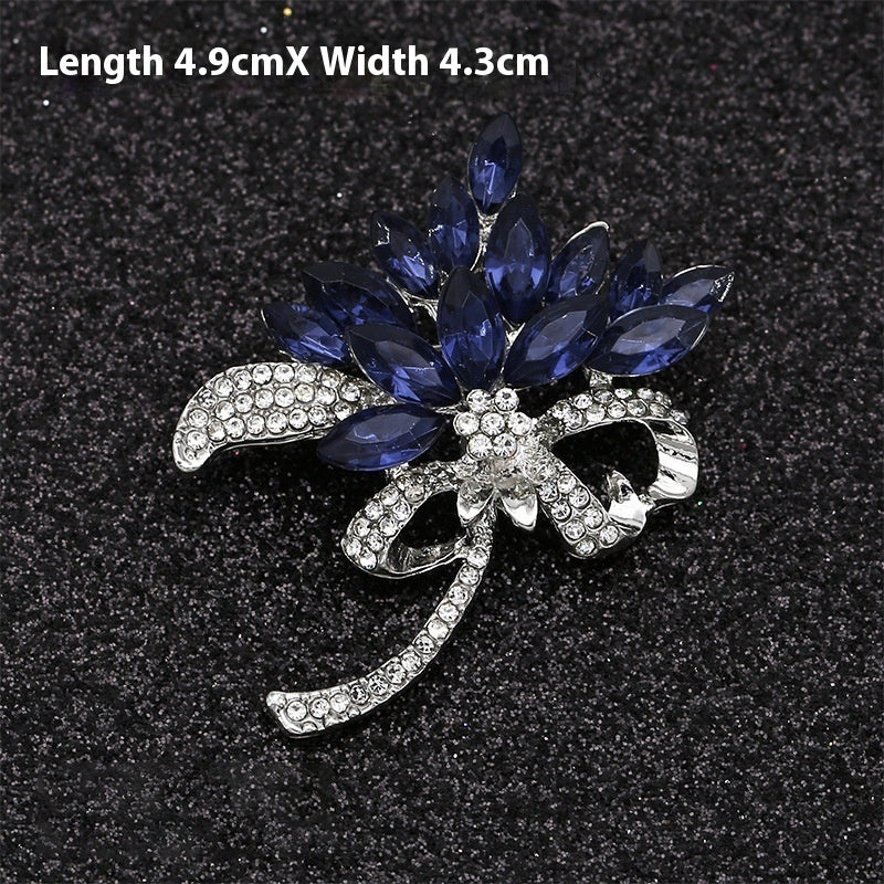 Accesorios Decorativos de Corsage para Ropa con Flores y Lazos