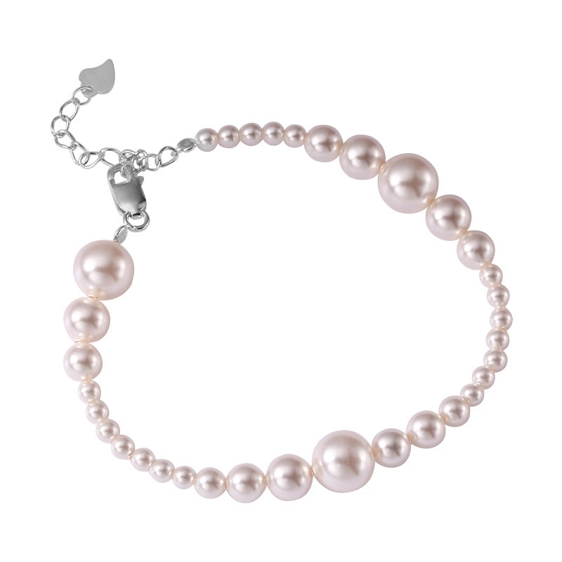 925 Sterling Silver Temperamental Sweet Geometric Bracelet