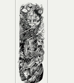 Pegatina de tatuaje impermeable para brazo completo