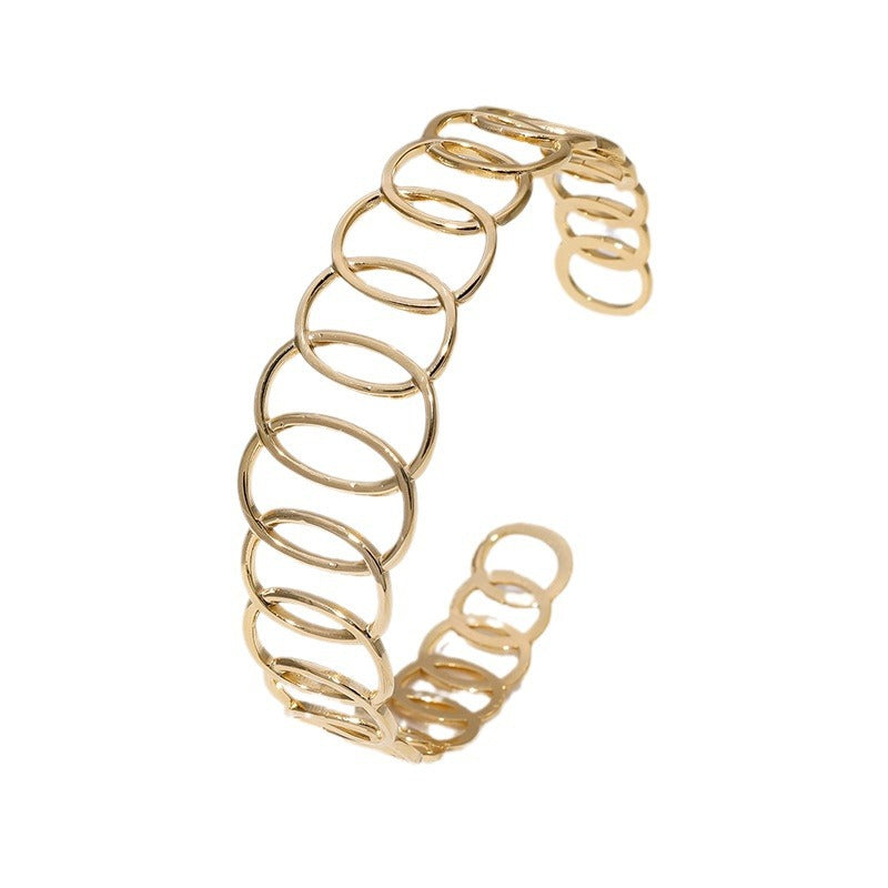Stainless Steel Bracelet Geometric Simple Cold Style
