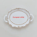 Kreativer Kerzenhalter aus Harz, Teller, Ohrringe, Halskette, Schmuck, Ornament
