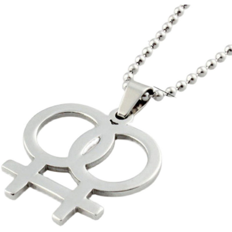 Lgbt Titanstahl-Anhänger Homo-Anhänger
