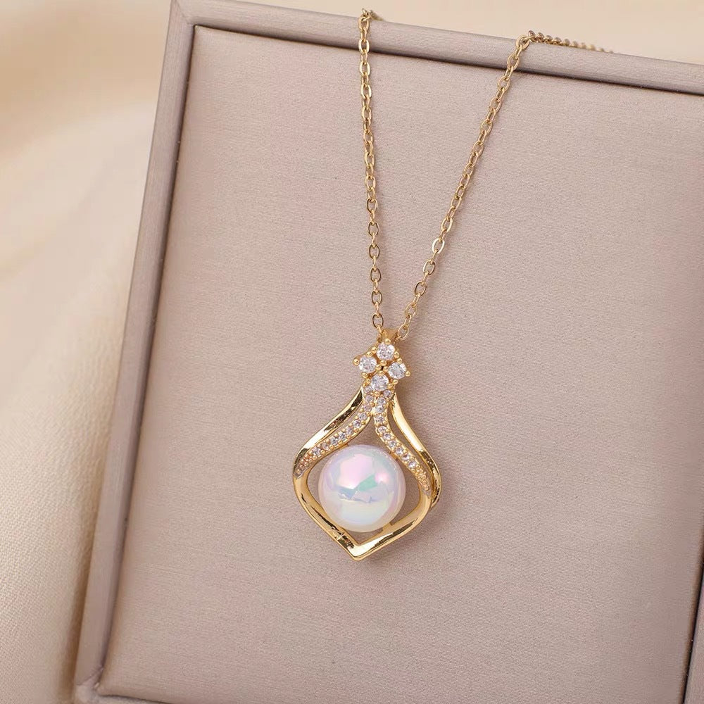 High-End-Mode Elegante Geldbörse Perlenkette Für Frauen