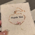 Rote Geistschlange Super Mikro eingelegtes Zirkonarmband