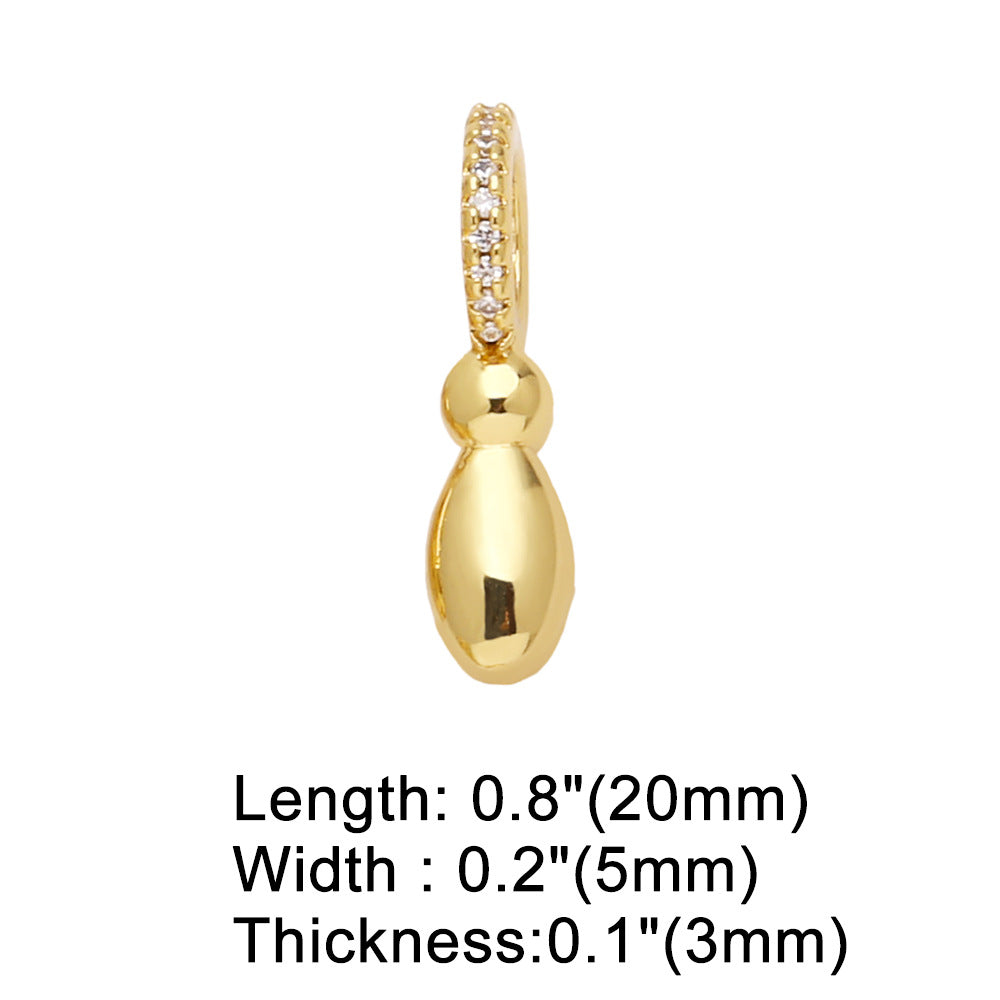 26 Letters Pendant Bracelet Women Gold Plated