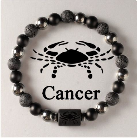 Twelve Constellation Couple Bracelet Tigereye Handmade Bracelet Shooter
