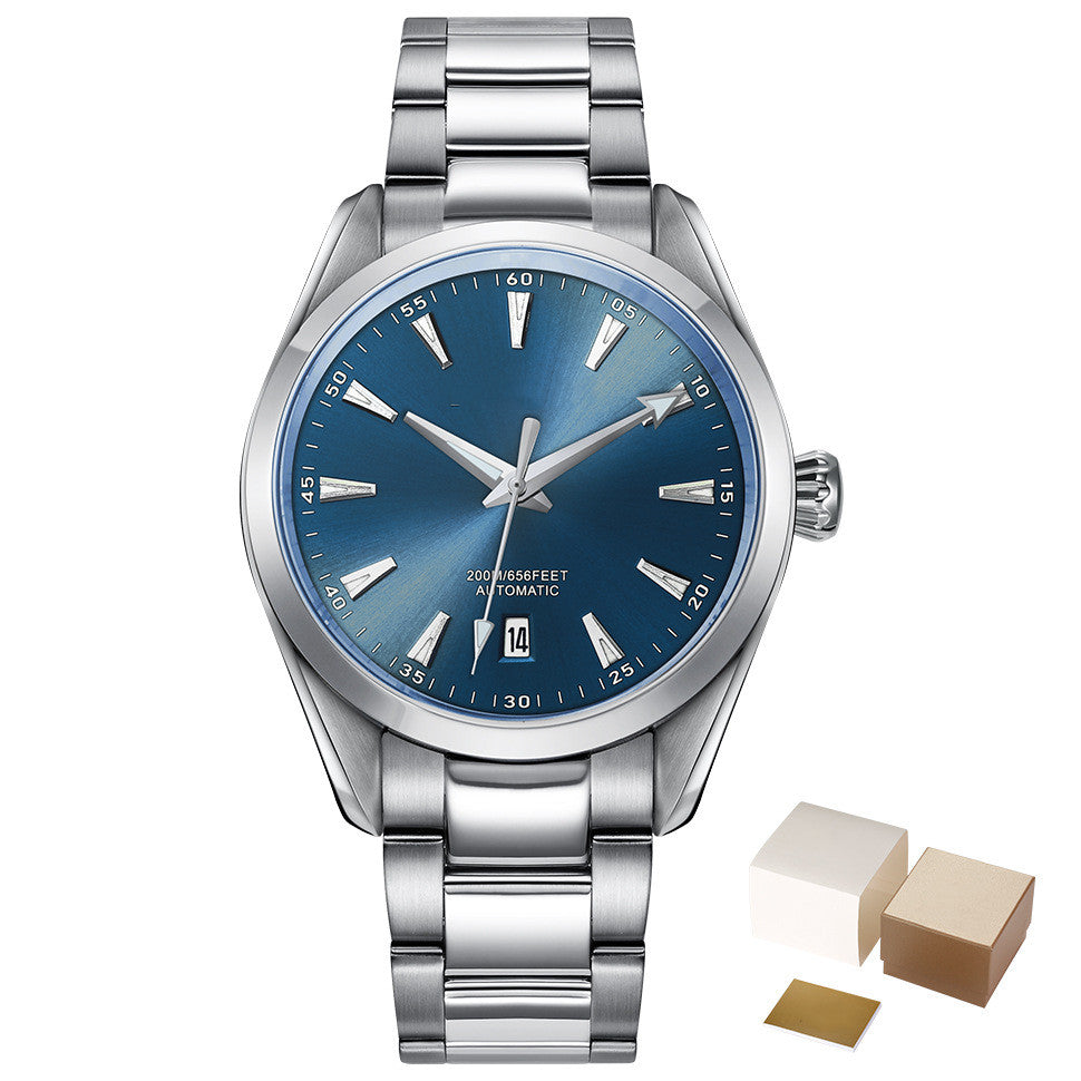 Reloj mecánico automático de acero inoxidable para hombre