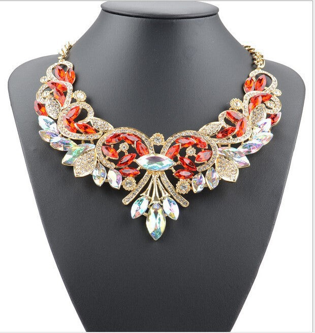 Diamantlegierung Blumenkette für Damen