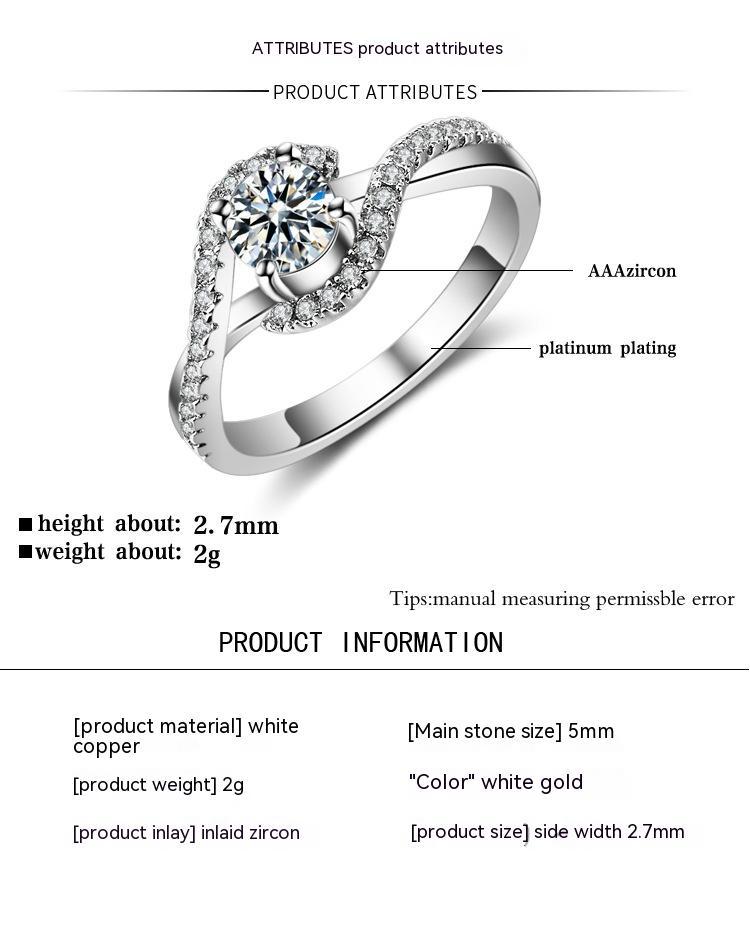Anillo de moda para mujer