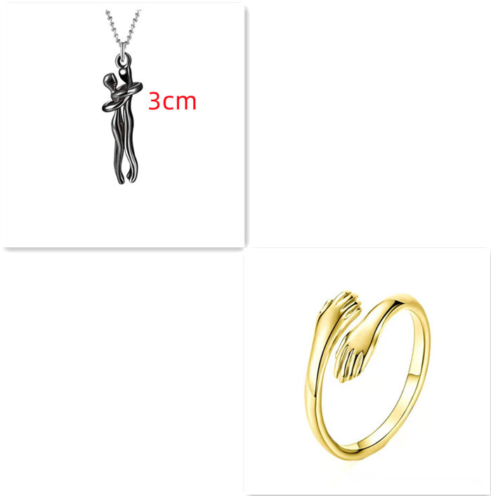 European and American original couple necklace