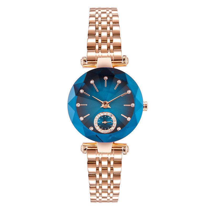 Reloj de cuarzo impermeable de dos manecillas para mujer