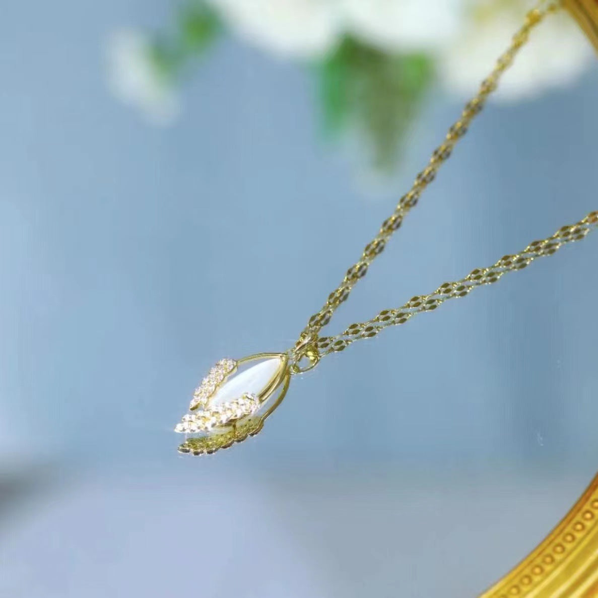 Opal Wheat Necklace Niche Design