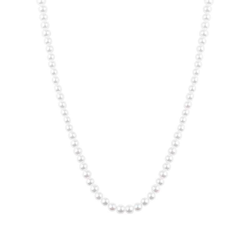 Light Luxury Pearl Necklace Niche Design Vintage Necklace Temperament