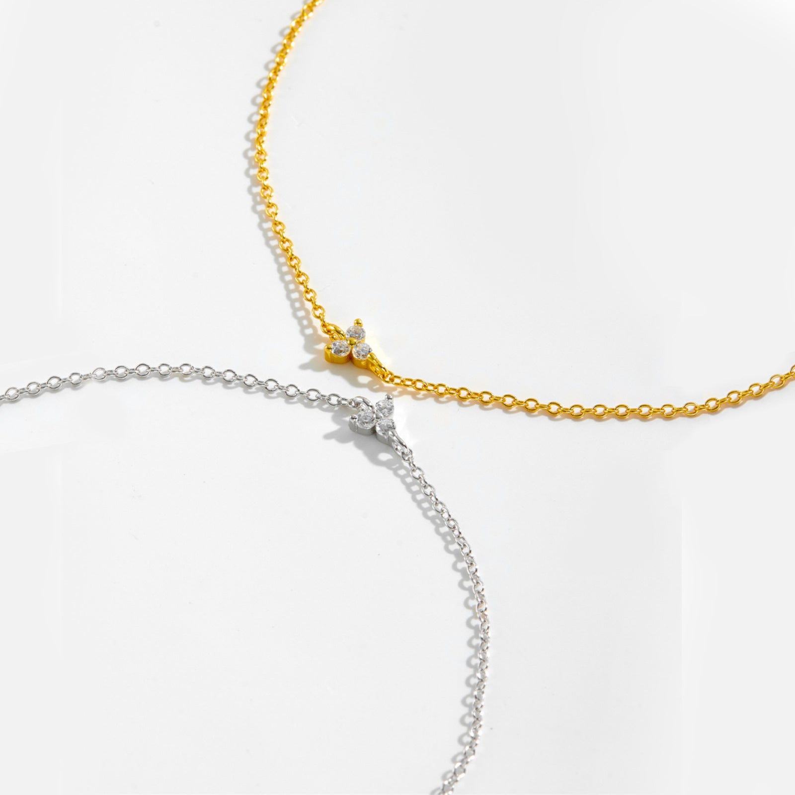 925 Sterling Silver Bracelet Women's Simple All-match Slim Chain