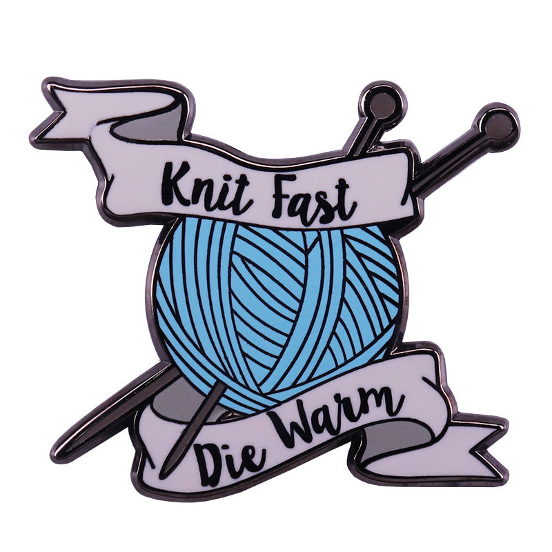 Broche de Hilo Ganchillo Insignia Accesorios para Amantes