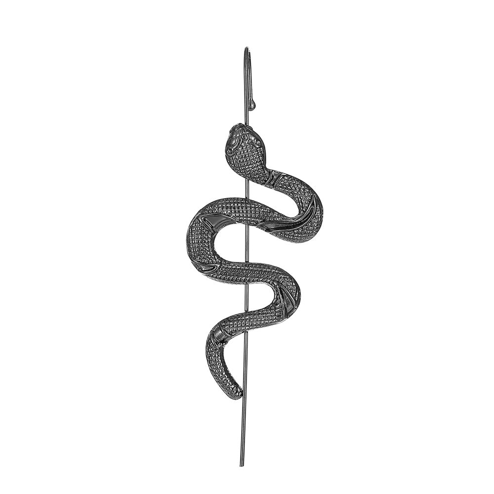 Pendiente de serpiente simulada para mujer con personalidad de moda