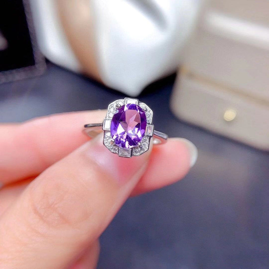 925 Silver Inlaid Pendant Ring