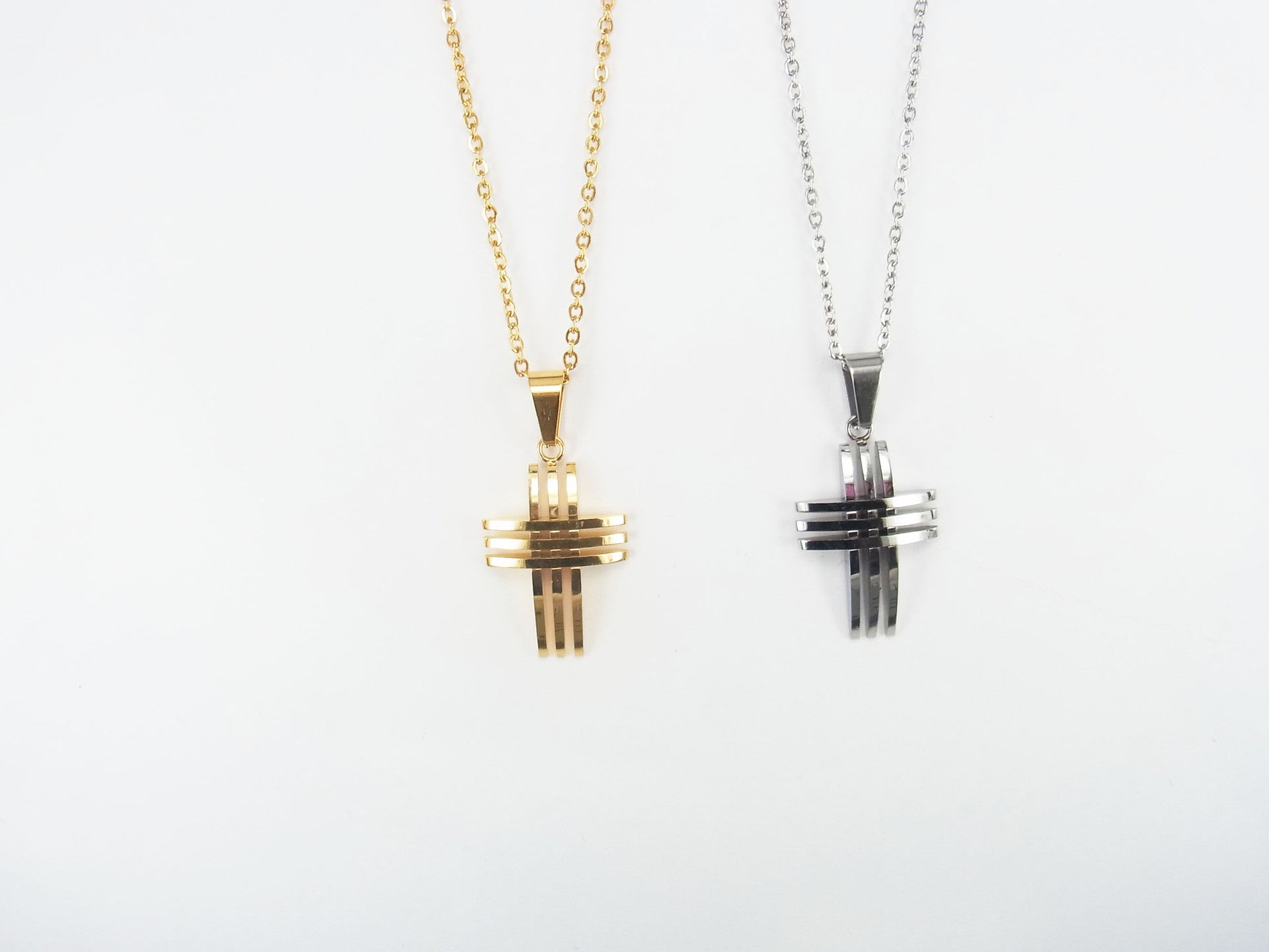 Hohles Kreuz Punk Persönlichkeit Herrenschmuck Mode Trendiger Schmuck