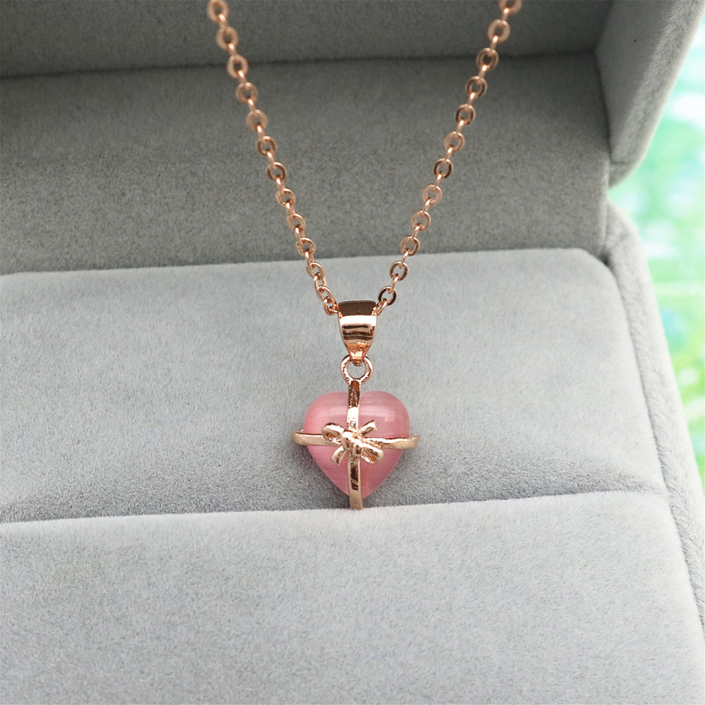Anhänger aus Natur-Edelstein, Rosen-Anhänger