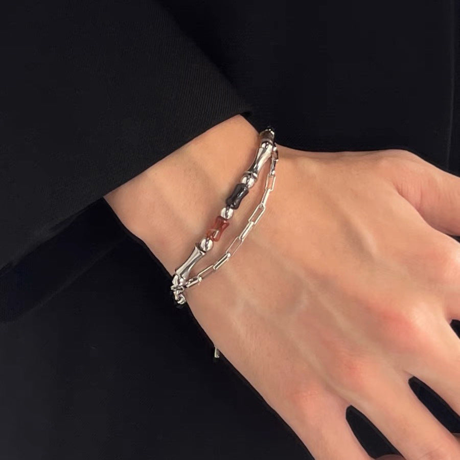 Pulsera para hombre de diseño cubano de nicho