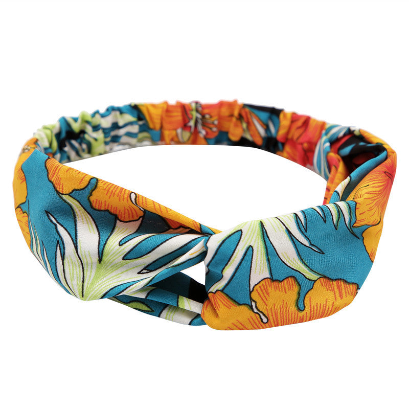Women's Polka Dot Printed Bohemian Sweet Simple Hair Band