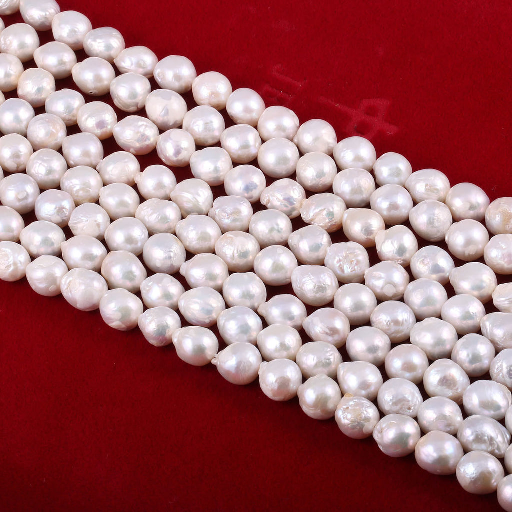 Collar de perlas naturales de agua dulce con forma
