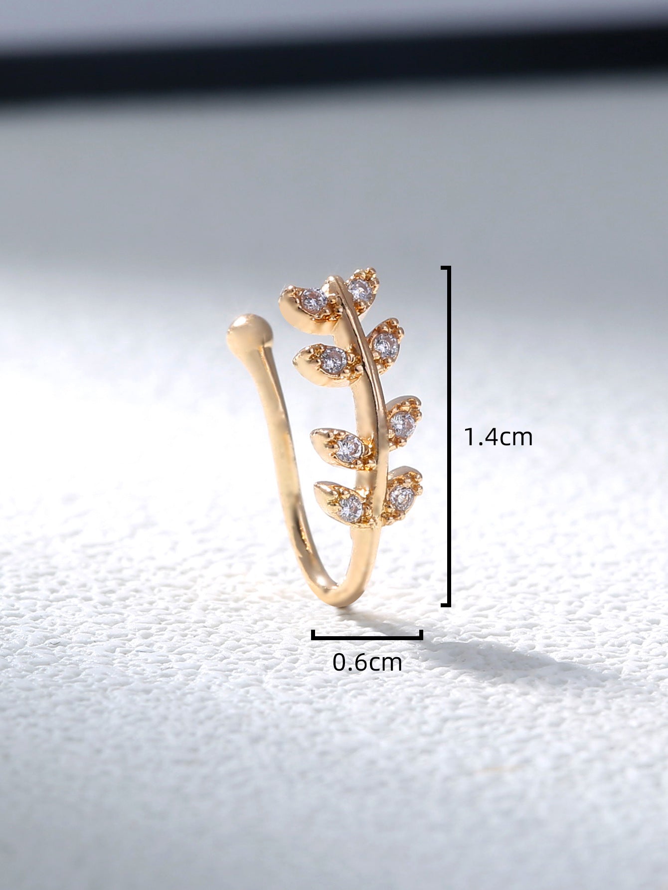 Anillos de nariz pequeños para mujer para perforaciones