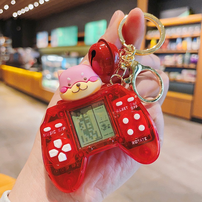 Llavero de consola de juegos mini de dibujos animados