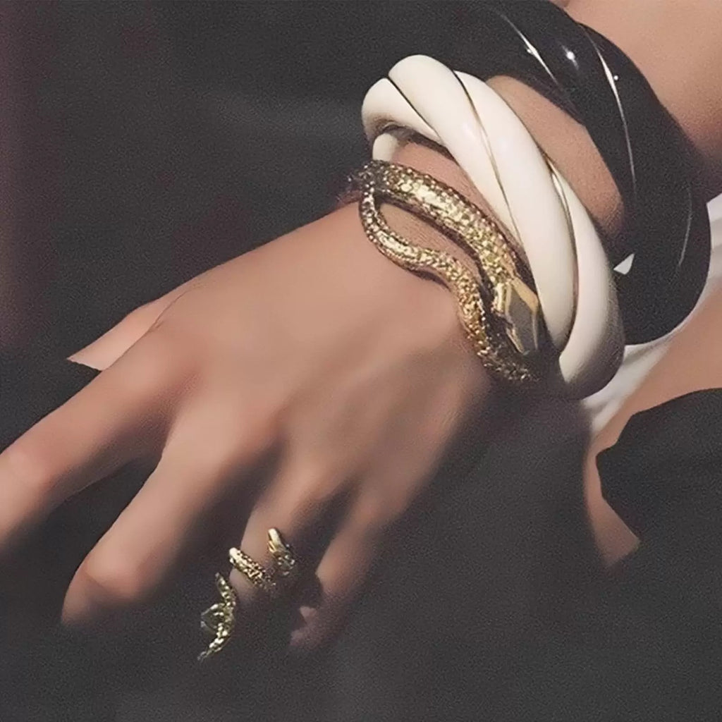 Pulsera trenzada con patrón de torsión estilo minoría francesa