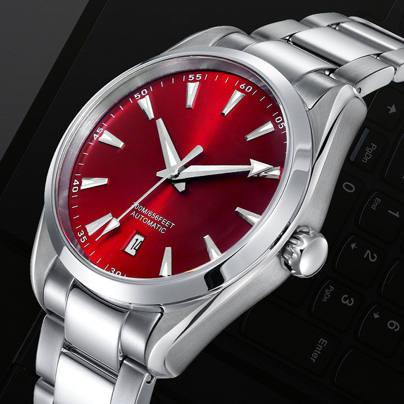 Reloj mecánico automático de acero inoxidable para hombre