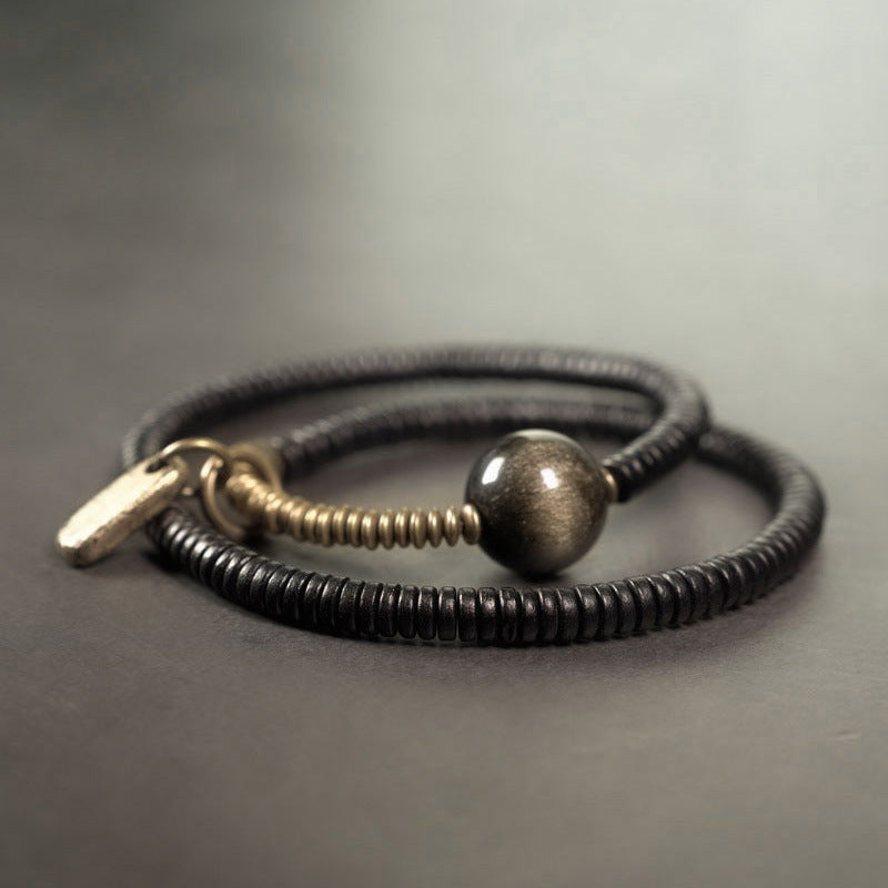 Pulsera vintage artística para hombres y mujeres