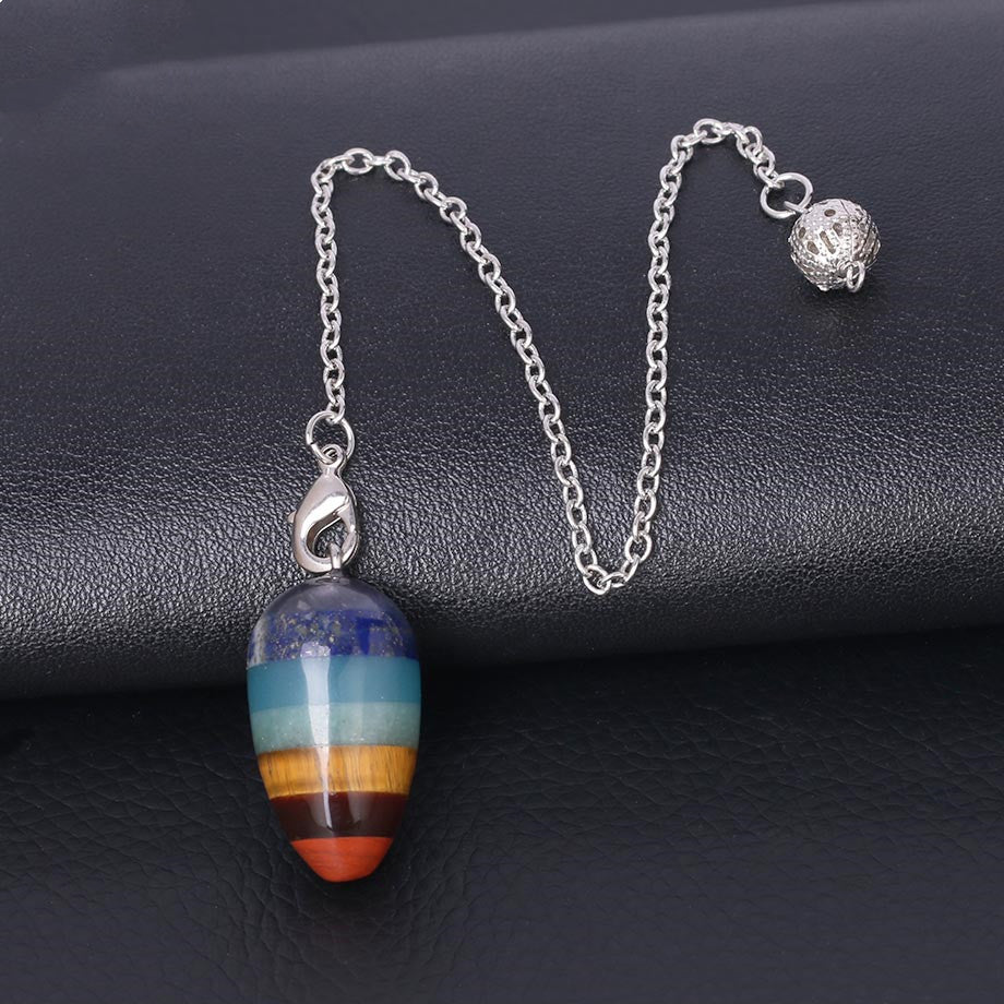 Lapislazuli Sieben-Chakra-Pendel