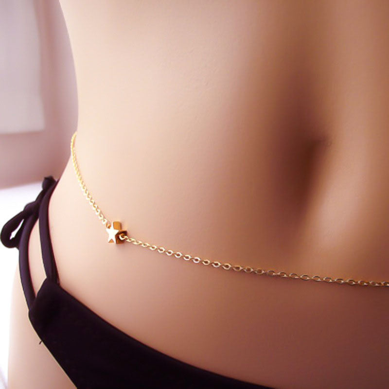 Sternschmuck Ocean Beach Fünfsternige Taillenkette