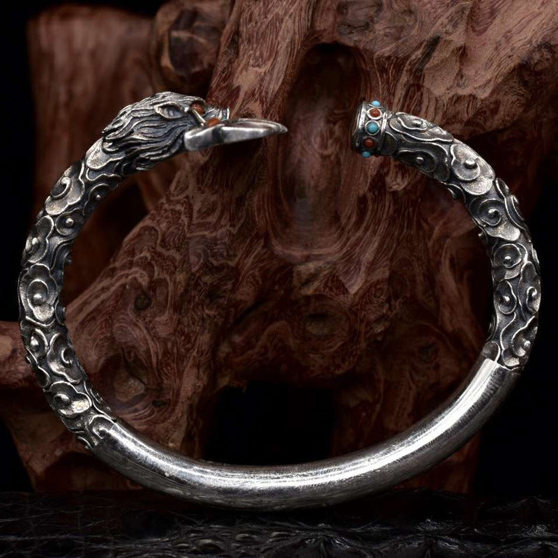 Nine-tooth Rake Bracelet Men's Domineering Handmade