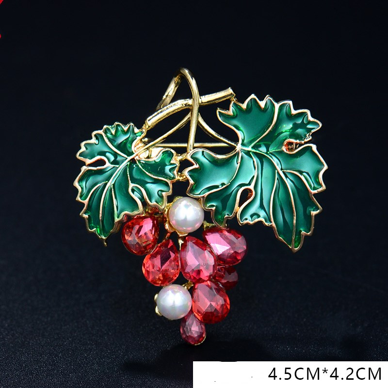 Broche de flor de loto, broche retro elegante
