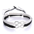 Pulseras tejidas a mano para parejas, regalo para novias, pulsera de joyería para mujer