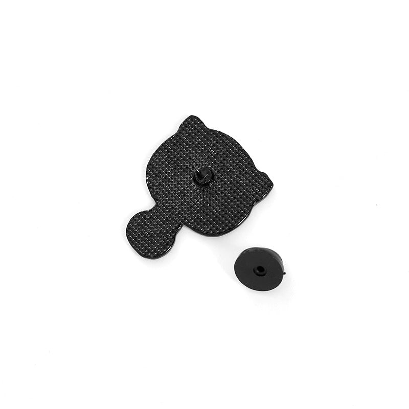 Mini rote Pilz Brosche Legierung Farbe Frosch Anstecknadel Cowboy Abzeichen
