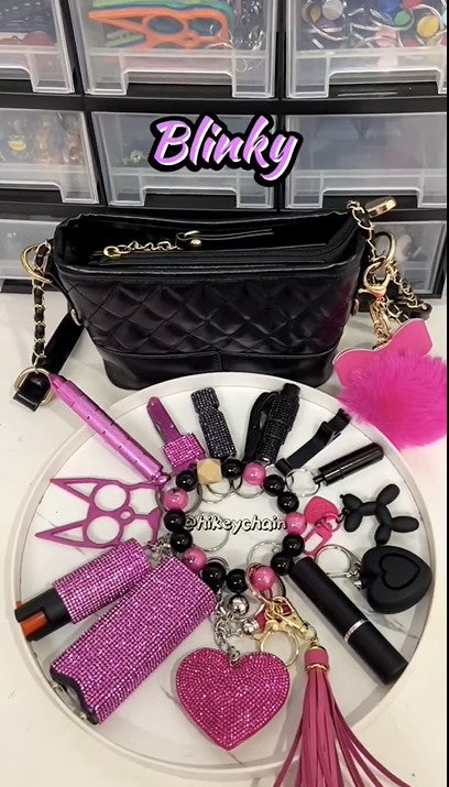 Set de llaveros blancos personalizados