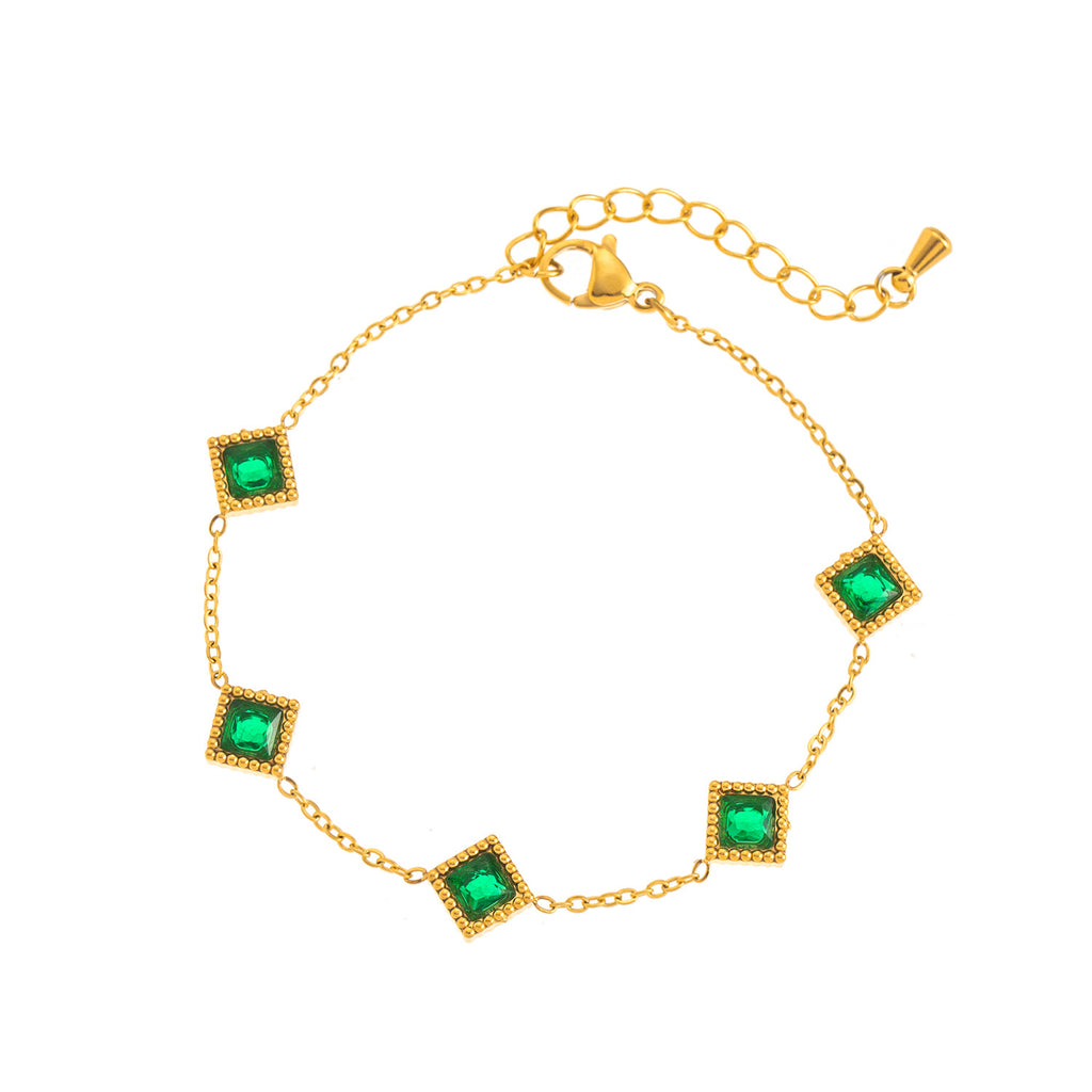 Women's All-match Geometric Square Retro Simple Bracelet