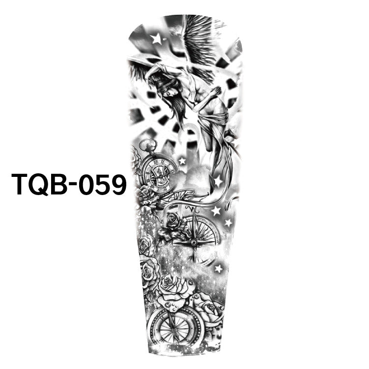 Pegatina de tatuaje impermeable de brazo completo