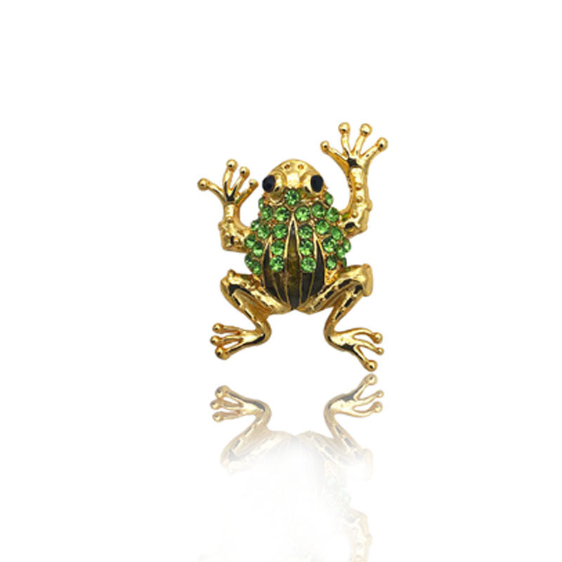 Broche de rana vintage