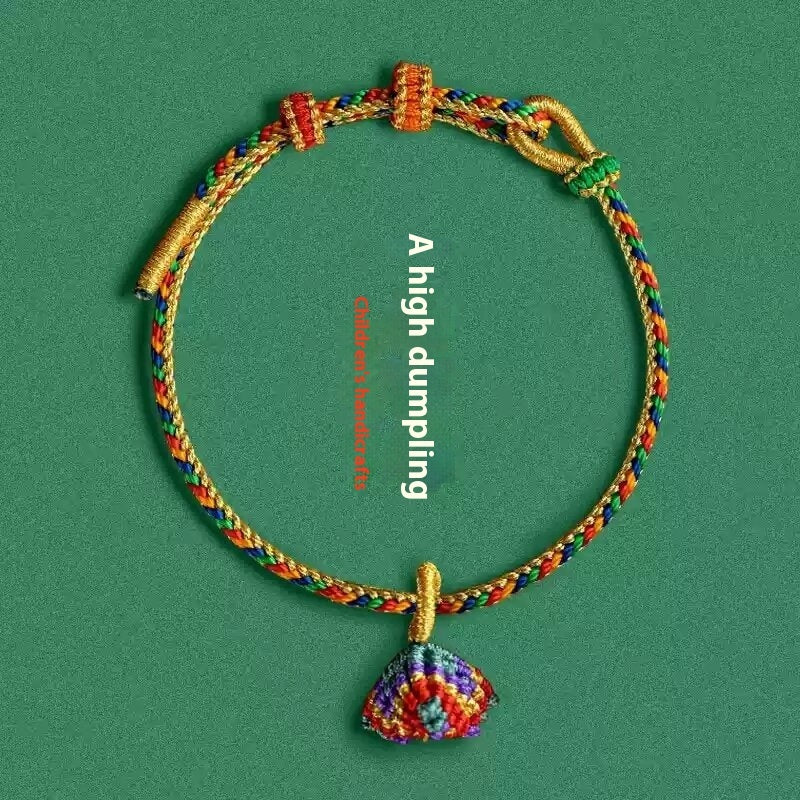 Dragon Boat Festival Colorful Rope Hand Weaving Bracelet