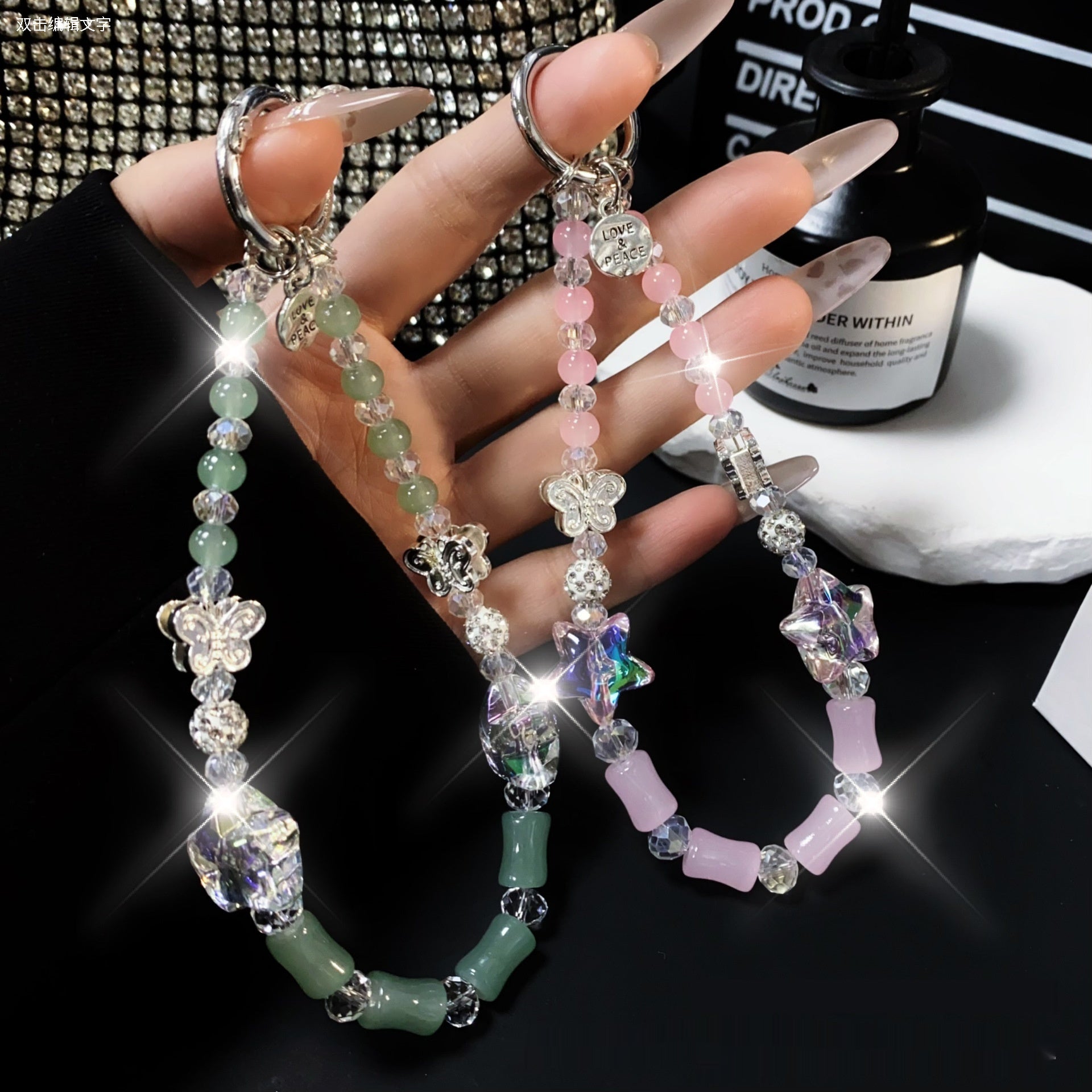 New Chinese Style Bamboo Joint XINGX Mobile Phone Lanyard Key Chain