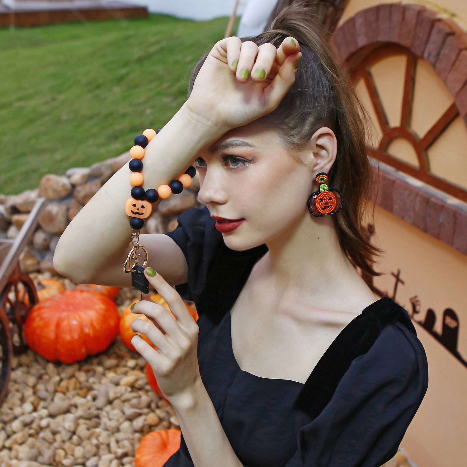 Llavero de Calabaza Punk