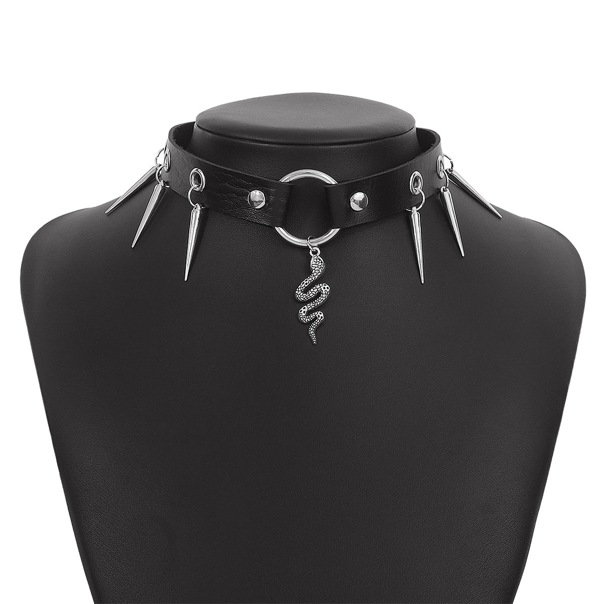 Joyas de moda, collar punk personalizado de serpiente