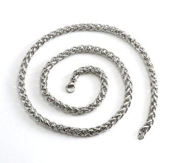 Titanium Steel Men's Classic Wing Pendant Necklace