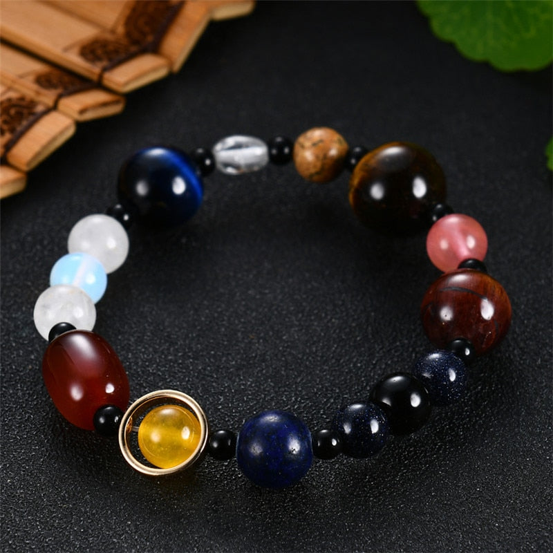 Pulsera de planetas del sistema solar para hombre